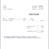 Factuur voorbeeld